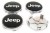 JEEP DEKIELKI DEKLE KAPSLE ZNACZKI DO ALUFELG ATS DEZENT DOTZ ATS 68mm/64mm