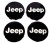 JEEP DEKIELKI KAPSLE DO ALUFELG BORBET 56mm/52mm
