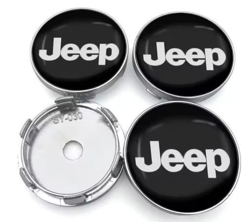 JEEP DEKIELKI KAPSLE ZNACZKI DO ALUFELG 60mm/56mm