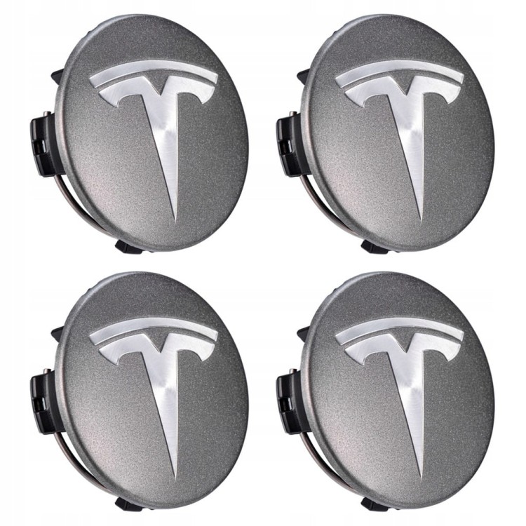 TESLA DEKIELKI KAPSLE ZNACZKI DEKLE DO FELG 57mm/50mm