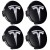 TESLA DEKIELKI KAPSLE ZNACZKI DO ALUFELG 57mm/51mm