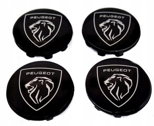 PEUGEOT DEKIELKI ZNACZKI DO ALUFELG BORBET 56/52mm 4szt.