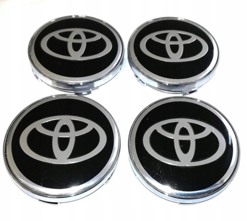 TOYOTA DEKIELKI KAPSLE DEKLE ZNACZKI ALUFELG 60mm 4szt