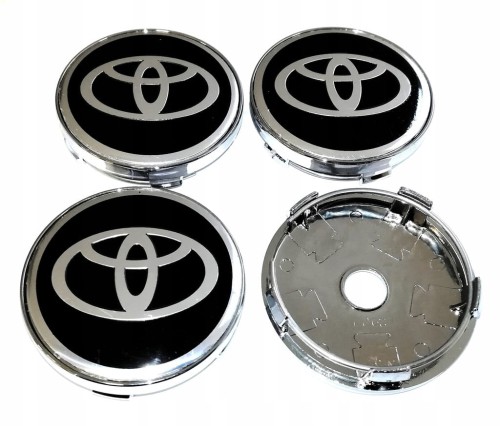 TOYOTA DEKIELKI KAPSLE DEKLE ZNACZKI ALUFELG 60mm 4szt