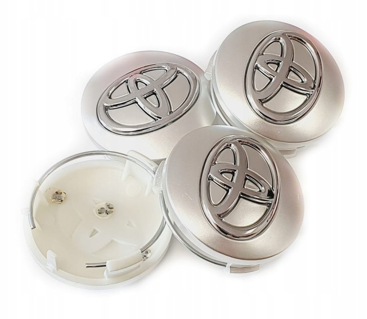 TOYOTA DEKIELKI KAPSLE ZNACZKI DEKLE DO ALUFELG 57mm 4szt.