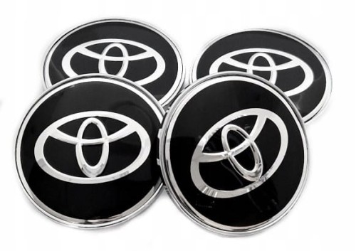 TOYOTA DEKIELKI ZNACZKI KAPSLE DEKLE DO FELG RIAL ATS N55 69mm/56mm 4szt.