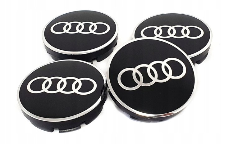 AUDI A2 A3 A4 A6 Q2 Q3 Q5 Q7 DEKIELKI ZNACZKI KAPSLE DO FELG 56mm/52mm