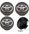 TOYOTA DEKIELEK DEKIELKI KAPSLE ZNACZKI DO ALUFELG 62mm 4szt.