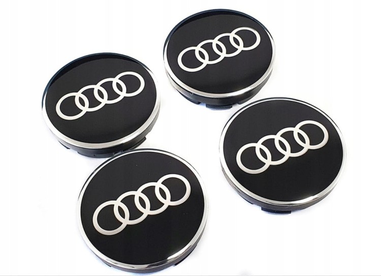 AUDI A2 A3 A4 A6 Q2 Q3 Q5 Q7 DEKIELKI ZNACZKI KAPSLE DO FELG 56mm/52mm