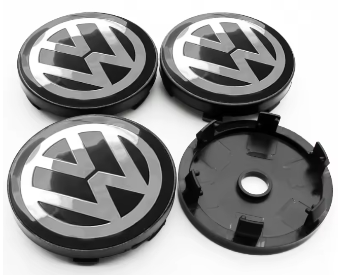 VOLKSWAGEN DEKIELKI KAPSLE DEKLE VW ZNACZKI DO ALUFELG 60MM/56MM 4szt.