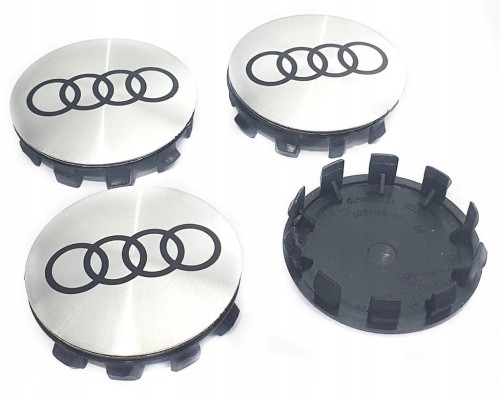 AUDI A2 A3 A4 A6 Q2 Q3 Q5 Q7 DEKIELKI kapsle ZNACZKI DO FELG ATT 56mm/54mm