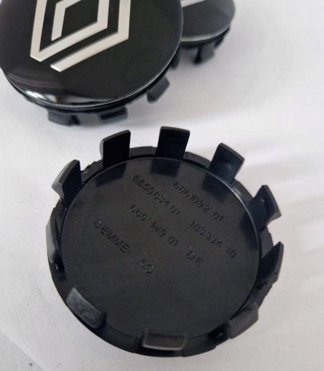 RENAULT DEKIELKI KAPSLE ZNACZKI ALUFELG 56mm/53mm 4szt.