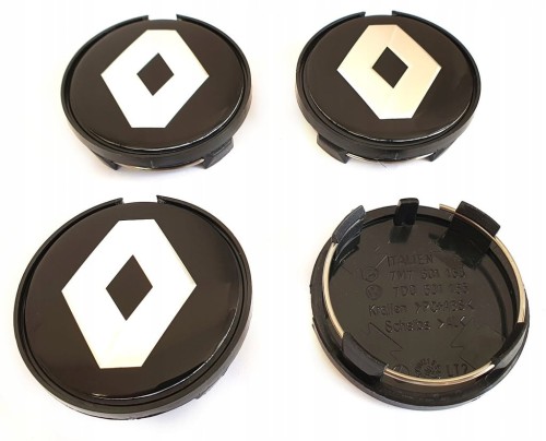 RENAULT DEKIELKI KAPSLE DO ALUFELG RONAL 63mm/58mm 4szt.