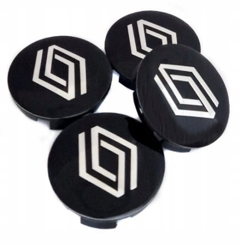 RENAULT DEKIELKI KAPSLE ZNACZKI DO ALUFELG BORBET 56mm/52mm 4szt.