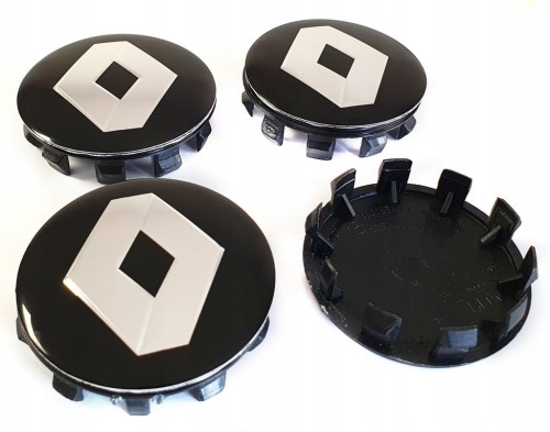 RENAULT DEKIELKI KAPSLE ZNACZKI ALUFELG 56mm/53mm 4szt.
