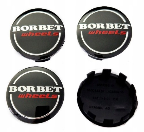 BORBET DEKIELKI KAPSLE DO ALUFELG 56mm/52mm 4szt