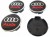 AUDI DEKIELKI DEKLE ZNACZKI LOGO DO ALUFELG BORBET 56mm/52mm KOMPLET