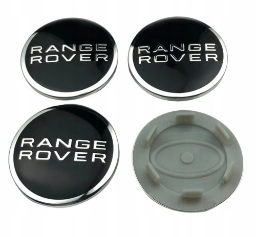 RANGE ROVER DEKIELKI KAPSLE ZNACZKI LOGO DEKLE DO ALUFELG 62mm/48mm 4szt.