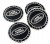 LAND ROVER RANGE ROVER DEKIELKI KAPSLE DEKLE ZNACZKI 62mm/47mm KOMPLET 4szt