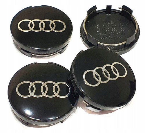 AUDI DEKIELKI KAPSLE ZNACZKI DEKLE DO ALUFELG RONAL 63mm/57mm