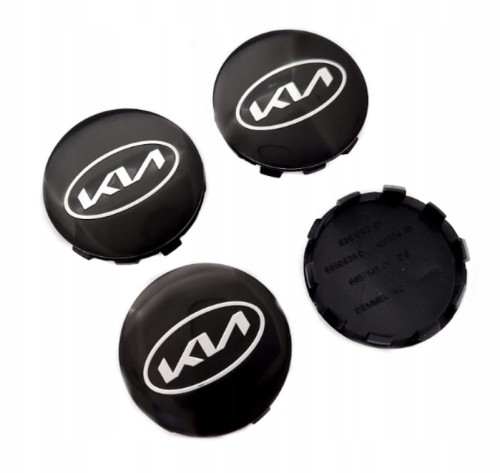 KIA DEKIELKI KAPSLE ZNACZKI ALUFELG ATT 56mm/54mm 4szt.
