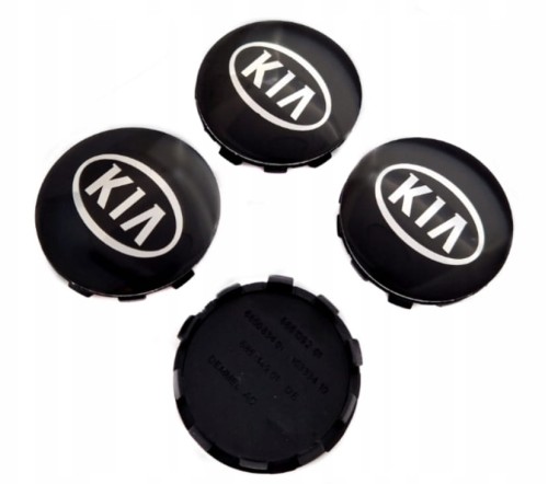 KIA DEKIELKI KAPSLE ZNACZKI DO ALUFELG BORBET 56mm 4szt.