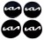 KIA DEKIELKI KAPSLE ZNACZKI LOGO DO ALUFELG BROCK RC CMS AUTEC 59mm/55mm 4szt.