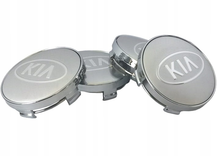 KIA DEKIELKI KAPSLE ZNACZKI DEKLE DO ALUFELG 60mm/56mm 4szt.