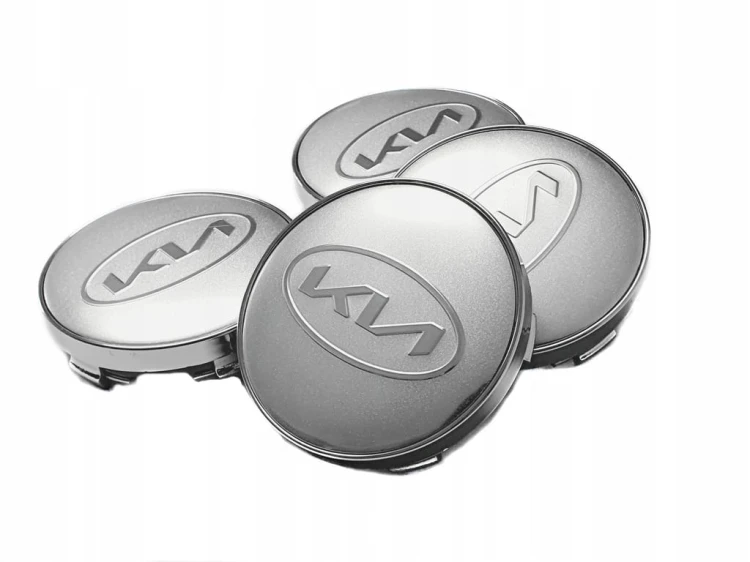 KIA DEKIELKI KAPSLE DEKLE ZNACZKI DO ALUFELG 60mm/56mm 4szt.