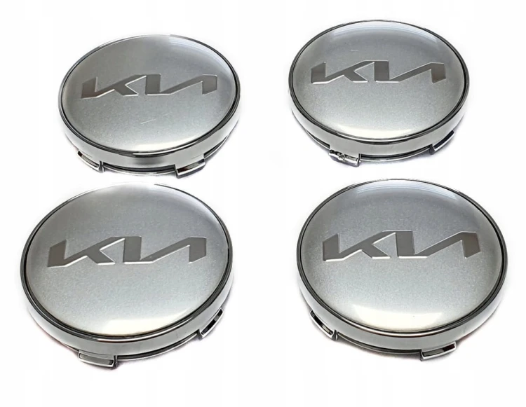 KIA DEKIELKI KAPSLE DEKLE ZNACZKI KAPSLE DO ALUFELG 60mm/56mm 4szt.