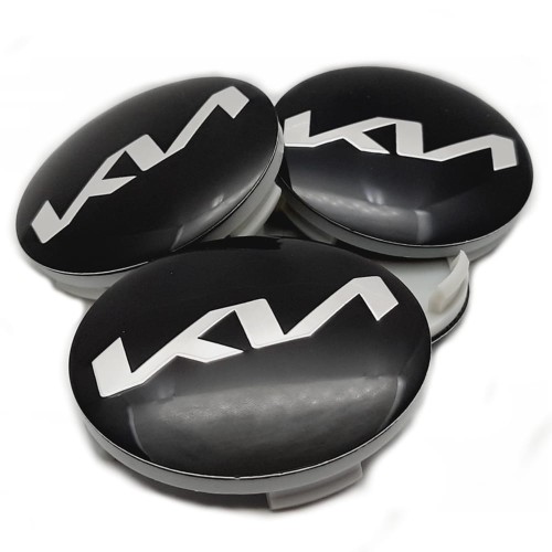 KIA DEKIELKI KAPSLE DEKLE ZNACZKI DO FELG ANZIO ALUTEC RIAL 64mm/61mm 4szt.