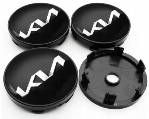 KIA DEKIELKI KAPSLE ZNACZKI DEKLE DO ALUFELG 60mm/56mm  4szt.