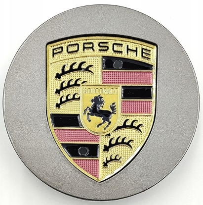PORSCHE DEKIELKI KAPSLE ZNACZKI DO FELG 76mm/60mm 4szt.