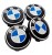 BMW DEKIELKI DEKLE ZNACZKI DO ALUFELG DEZENT DOTZ AEZ ATT ANZIO PLATIN 60mm 4szt.
