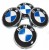 BMW DEKIELKI DEKLE ZNACZKI DO ALUFELG DEZENT DOTZ AEZ ATT ANZIO PLATIN 60mm 4szt.