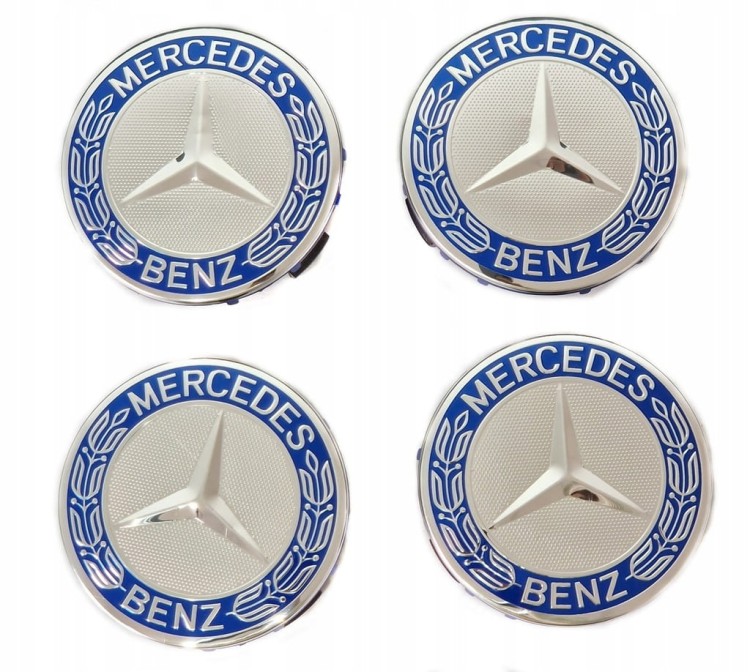MERCEDES DEKIELEK DEKIELKI KAPSLE ZNACZKI DEKIEL 75MM/70MM 4szt.