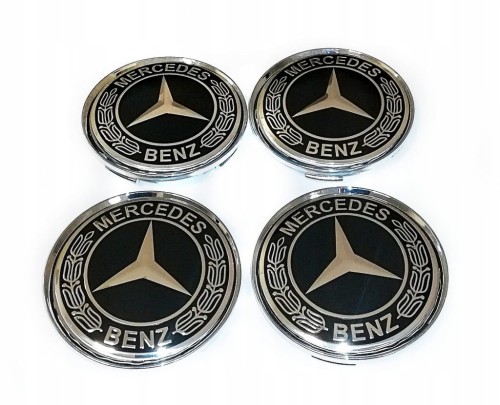 MERCEDES DEKIELKI KAPSLE DEKLE ZNACZKI ALUFELG OZ M595 63mm/58MM 4szt.