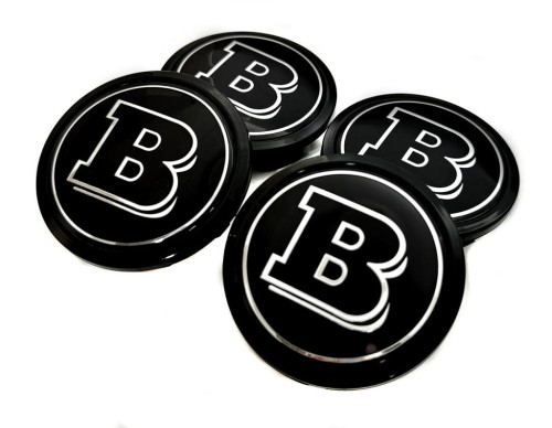 MERCEDES BRABUS DEKIELKI ZNACZKI KAPSLE DEKLE 75mm/65mm DO NAJNOWSZYCH FELG 4szt.