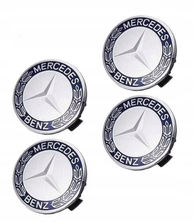 MERCEDES DEKIELEK DEKIELKI KAPSLE ZNACZKI DEKIEL 75MM 4szt.