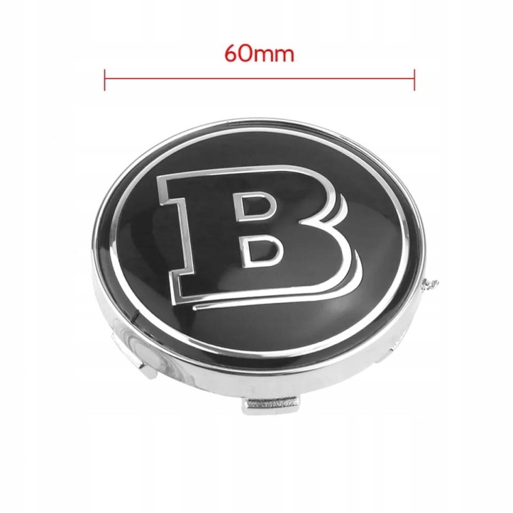 MERCEDES BRABUS DEKIELKI KAPSLE DO ALUFELG 60MM 4szt.