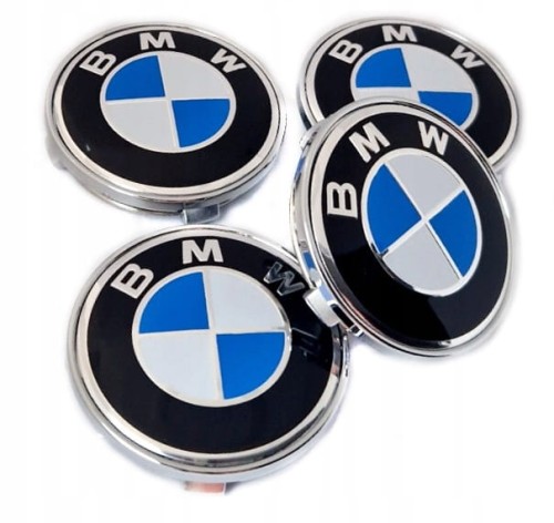 BMW DEKIELKI DEKLE ZNACZKI DO ALUFELG DEZENT DOTZ AEZ ATT ANZIO PLATIN 60mm 4szt.