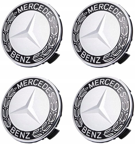 MERCEDES DEKIELKI KAPSLE DEKLE ZNACZKI ALUFELG 75MM 4szt