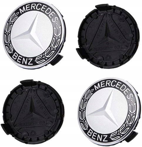 MERCEDES DEKIELKI KAPSLE DEKLE ZNACZKI ALUFELG 75MM 4szt