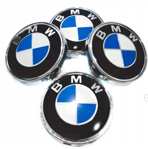 BMW DEKIELKI DEKLE ZNACZKI DO ALUFELG DEZENT DOTZ AEZ ATT ANZIO PLATIN 60mm 4szt.