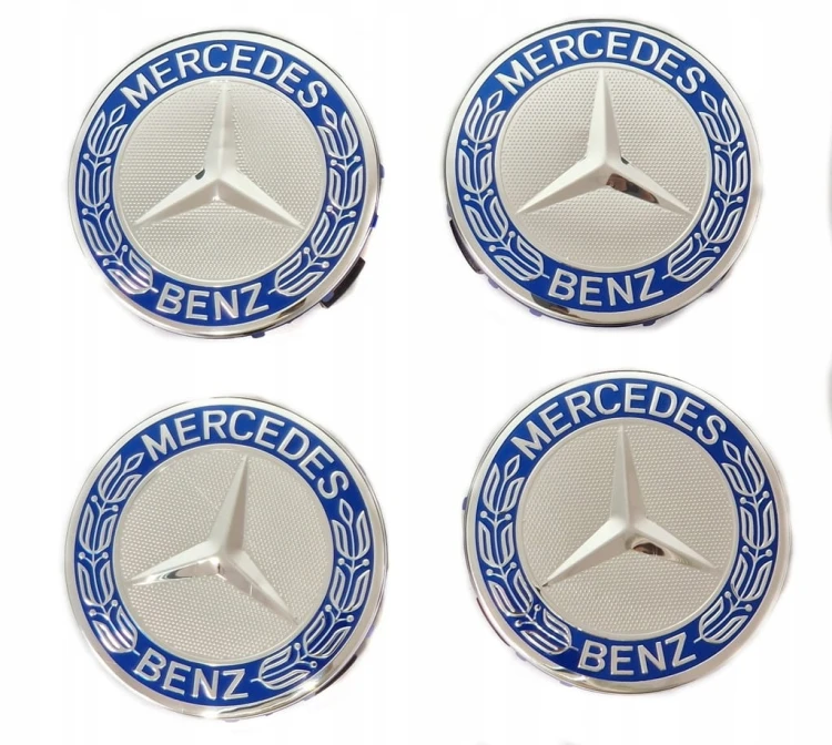 MERCEDES DEKIELEK DEKIELKI ZNACZKI KAPSLE DEKIEL 75MM 4szt.
