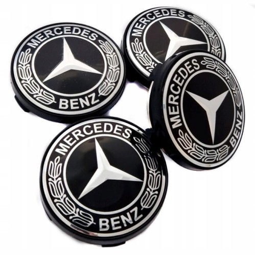 MERCEDES DEKIELKI KAPSLE ZNACZKI DO ALUFELG DEZENT CMS ATS ANZIO N23 60mm 4szt.