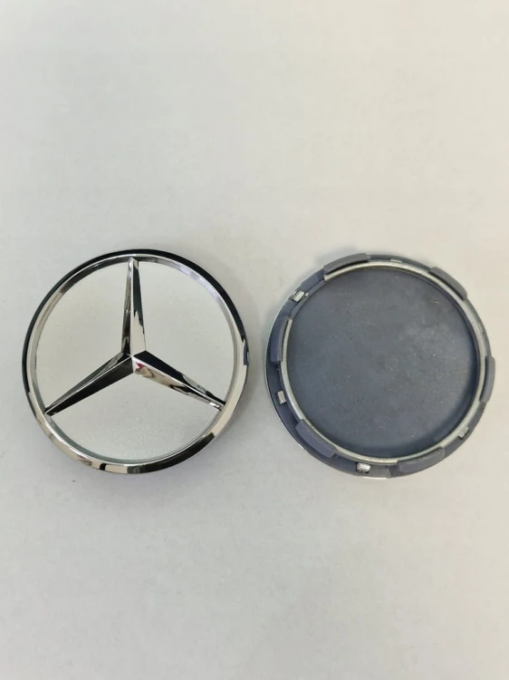 MERCEDES DEKIELKI ZNACZKI KAPSLE DO ALUFELG 60mm 4szt.