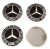 MERCEDES DEKIELKI KAPSLE ZNACZKI DO ALUFELG ALUTEC ANZIO RIAL N32 64mm/61mm 4szt.