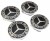 MERCEDES DEKIELKI KAPSLE ZNACZKI ALUFELG DEZENT 60mm/57mm 4szt.