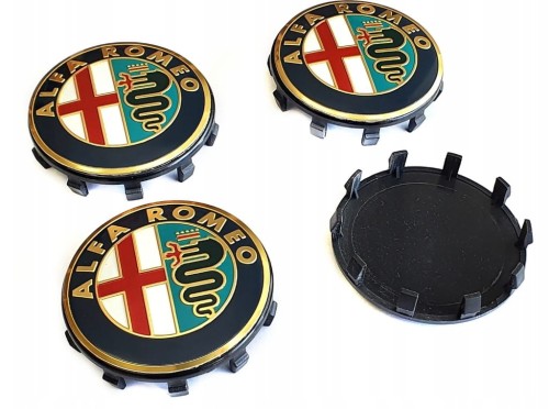 ALFA ROMEO DEKIELKI KAPSLE DO ALUFELG BORBET 56mm 4szt.
